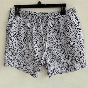 Polka Dot Swim Shorts By Bondi Beamers Mens Size M